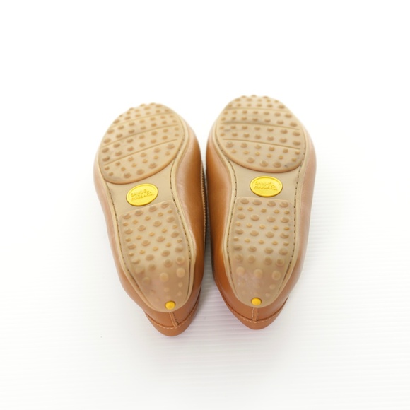 Samuel Hubbard Free Spirit Driver Tan 100% Leather Slip On Loafers Womens 8.5M - Picture 9 of 9